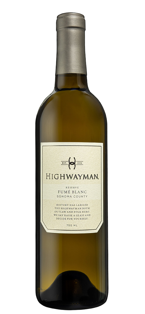 Highwayman Reserve Fumé Blanc bottle shot
