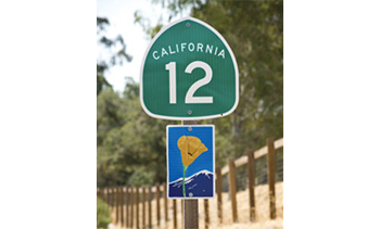 California Highway 12 sign