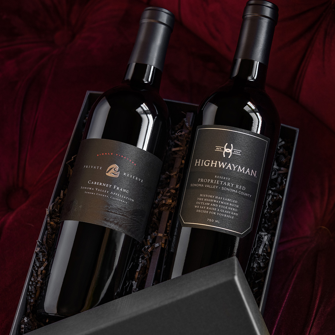 Highway 12 Reserve Cabernet Franc and Highwayman Proprietary Red Gift Pack