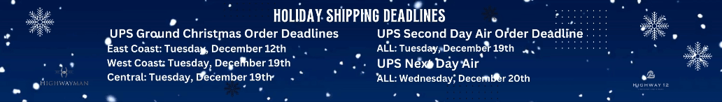Holiday shipping deadlines