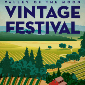vintage poster for the vintage festival