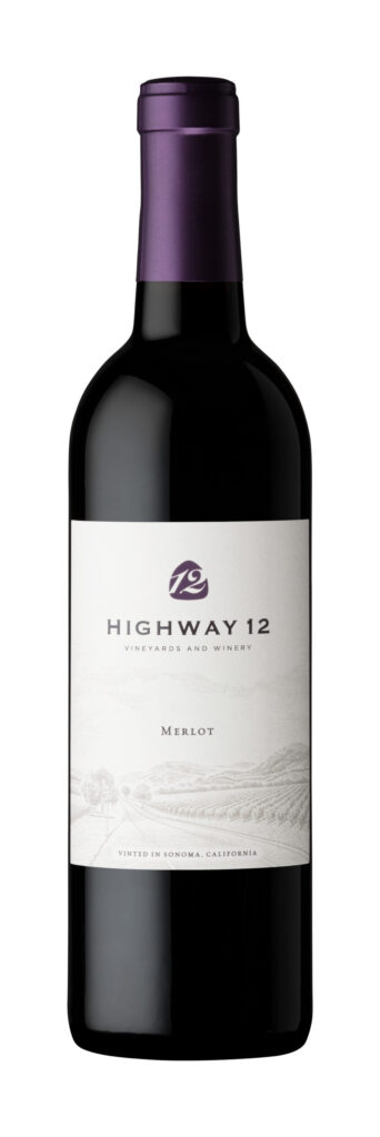 bottle of merlot