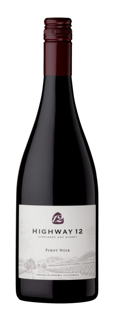 bottle of pinot