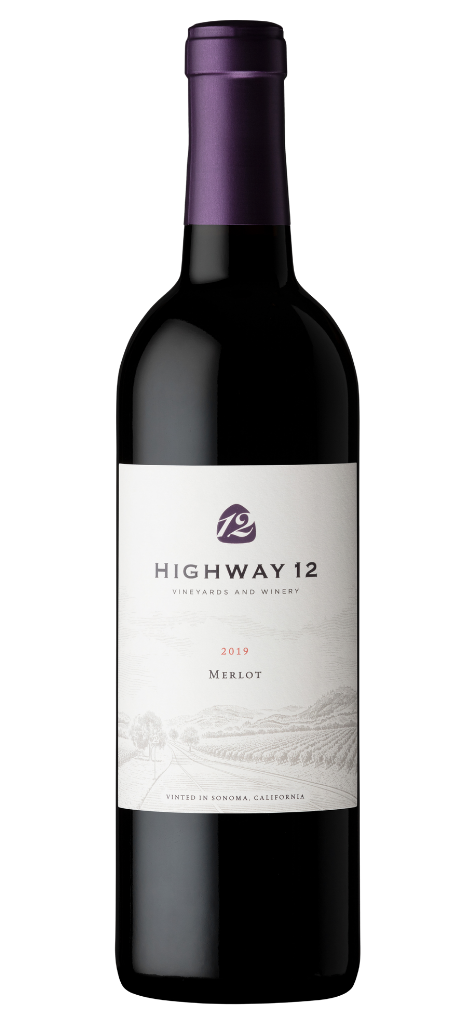 bottle of merlot