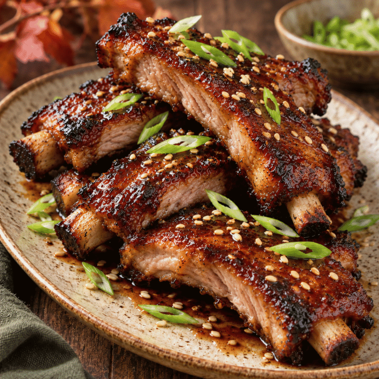 asian style sticky ribs